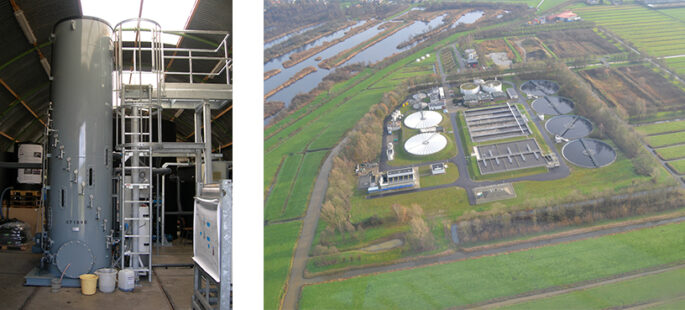 Nijhuis 1-STEP filter pilot plant for wastewater treatment